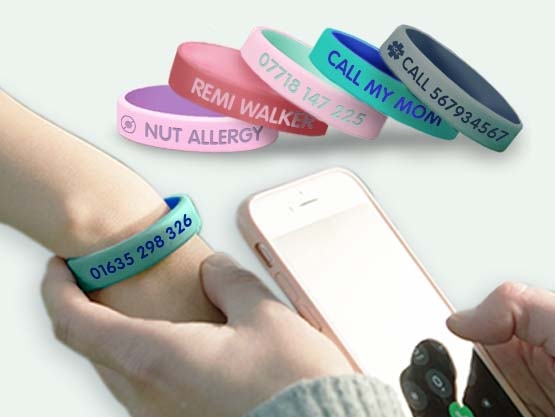 SOS Wristband for Children – Two-Tone