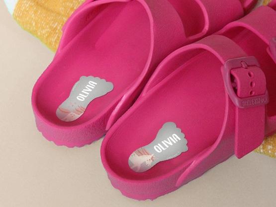 Themed Shoe Labels