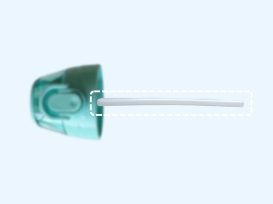 Straw for drinking bottle with name