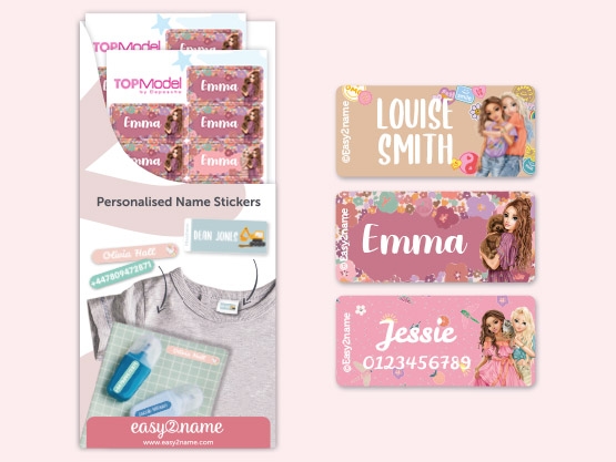 Topmodel clothing stickers
