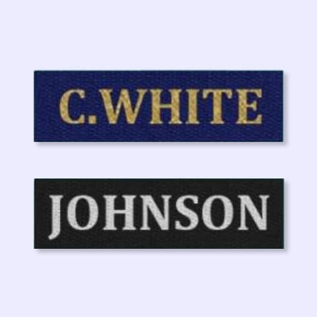 Sew-on ID tags - 1 inch