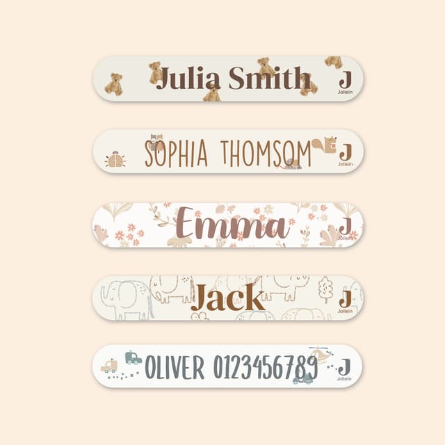 Small Name Stickers - Jollein