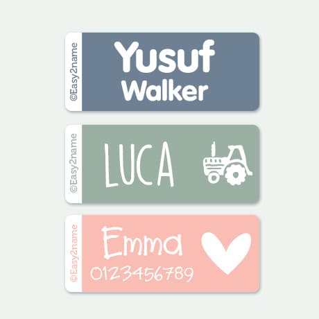 Large Stick On Name Labels (for Equipment)
