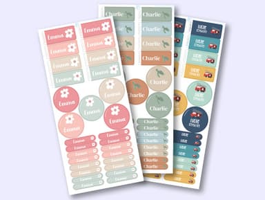 Equipment Name sticker Value Set