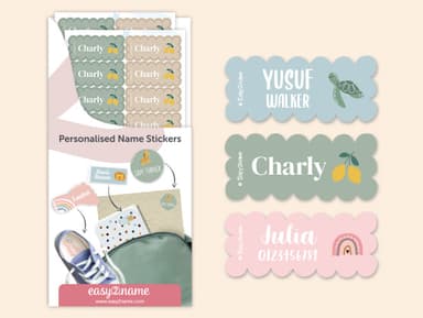 Wave Name Stickers - Theme