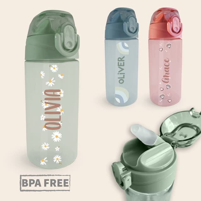 Water Bottle with Name and Design