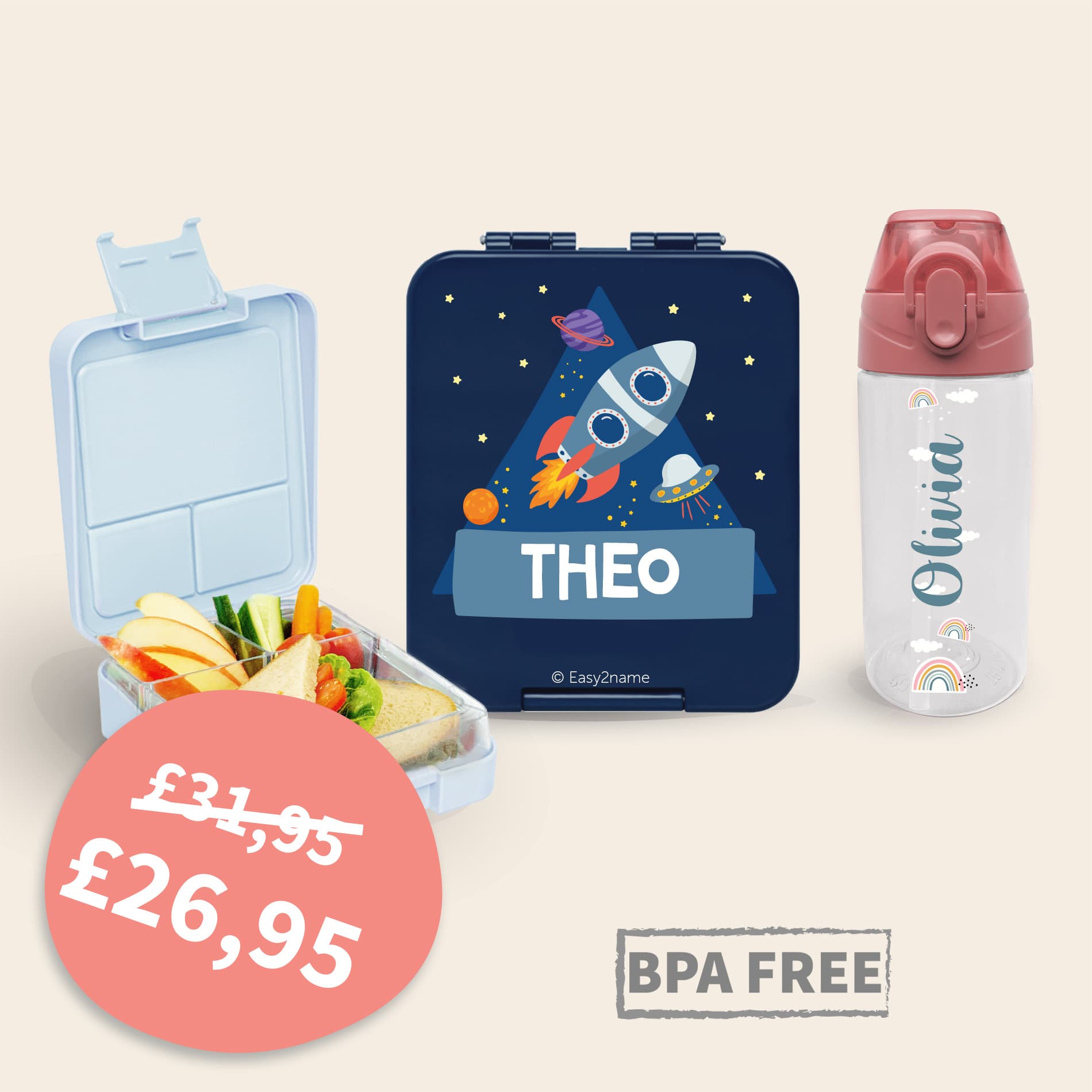 Lunchset – Lunchbox & Bottle