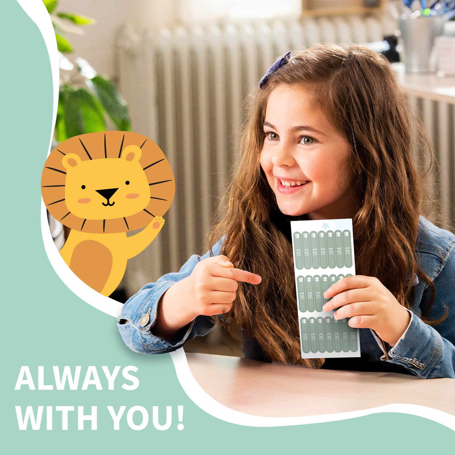 Mini Name Stickers – One Colour