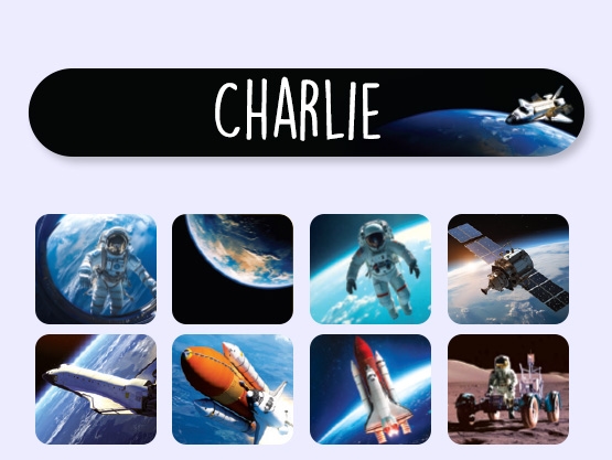 Mini Name Stickers - Real World