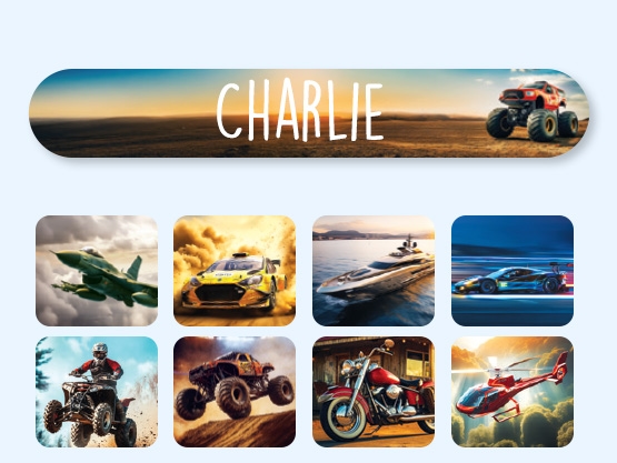 Mini Name Stickers - Real World