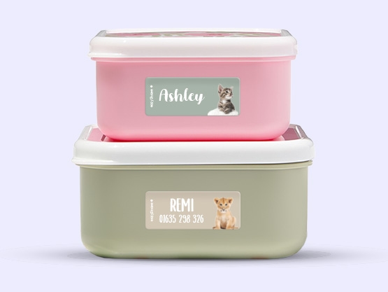 Small Name Stickers - Real World