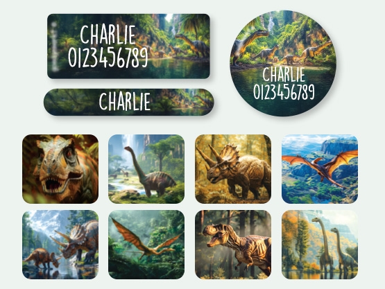 Name Sticker Value Set - Real World