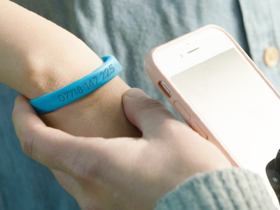 Duo Pack SOS Personalised Wristbands