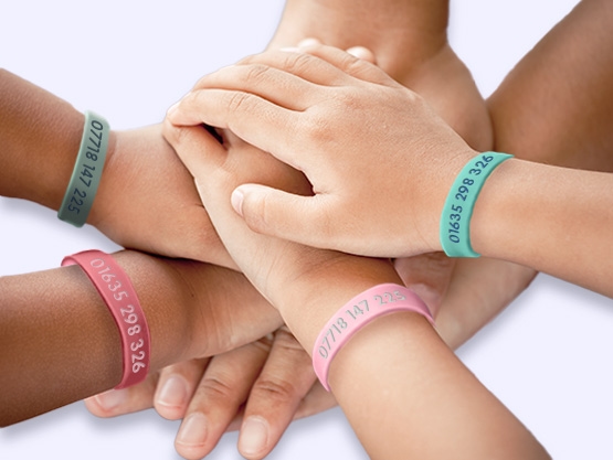 SOS Wristband for Children – Two-Tone