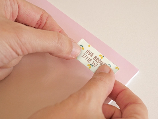 Large Name Stickers - Design