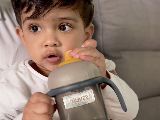 Large Name Stickers - Design