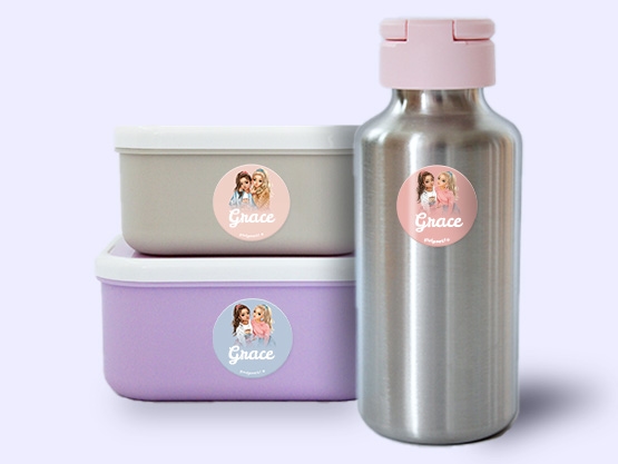 Round Name Labels - Topmodel