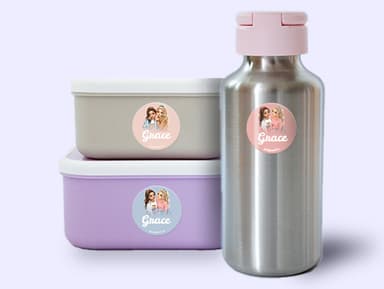 Round Name Labels - Topmodel