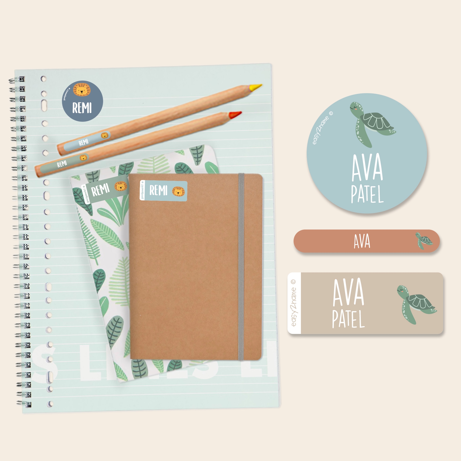 Name Sticker Value Set - Theme