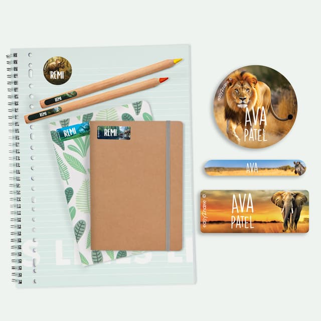 Name Sticker Value Set - Real World