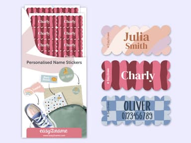 Wave Name Stickers - Design