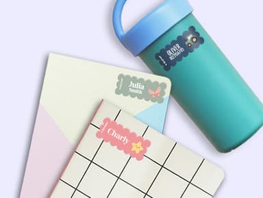 Wave Name Stickers - Theme